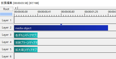 Aviutlのメディアオブジェクトとフィルタオブジェクトを使いこなす Flapper