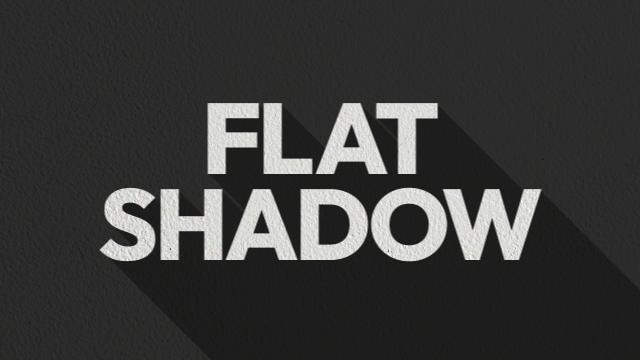 AviUtlでフラットデザインを表現、FlatShadow