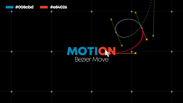 AviUtl、ベジェ曲線を使ってオブジェクトを移動させるBezier移動