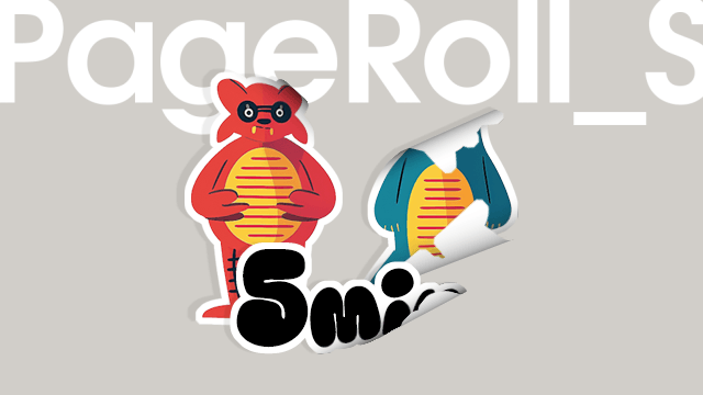 AviUtl、オブジェクトを丸めるPageRoll_S